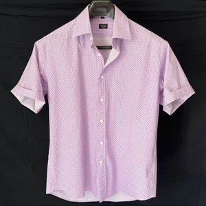 Paul Smith Sexy 100% Cotton Lavender Mens Shirt L